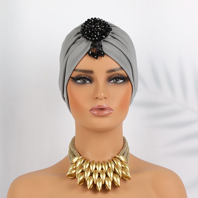Nuovo accessorio con nappe sulla fronte, cappello anguria plissettato bohémien, cappello indiano, cappello per capelli_voghion.com