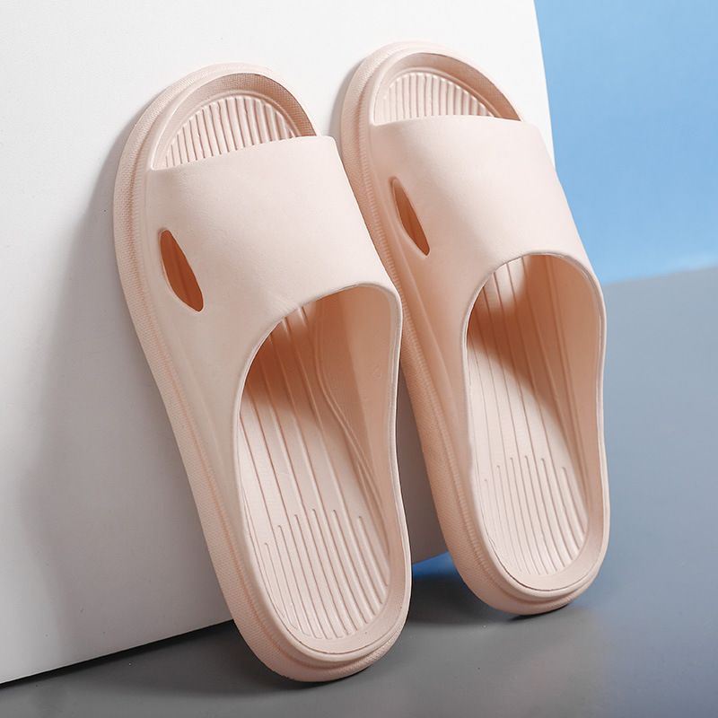 Hausschuhe Damen für Herren zu Hause, Paar Coole Indoor-Einzeilige Hausschuhe, Badezimmer, Duschpantoffeln_voghion.com