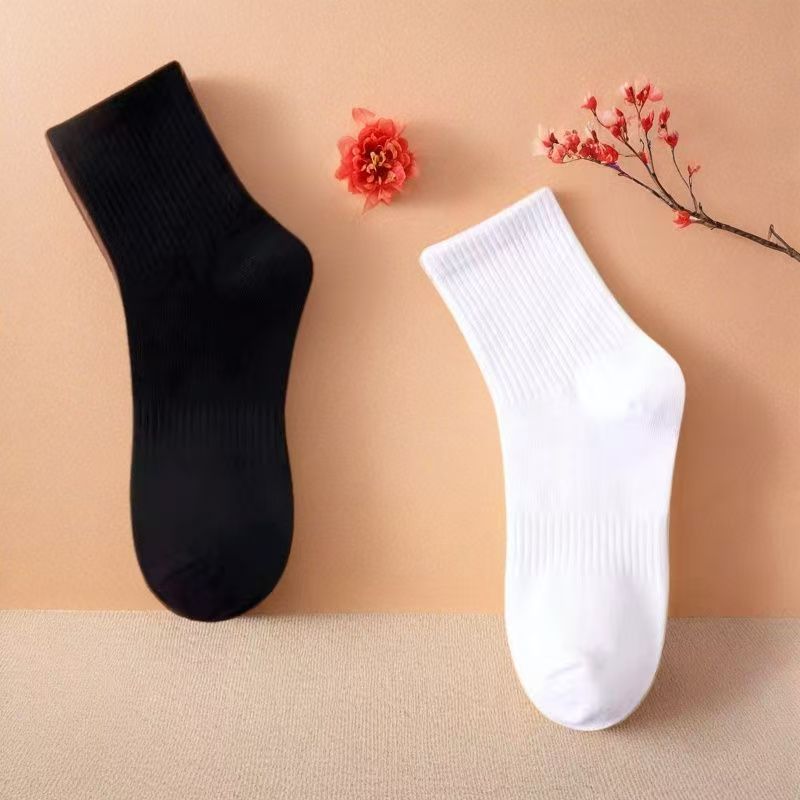 Pantaloni sportivi lunghi, a metà polpaccio, corti, per la corsa, da uomo e da donna, resistenti agli odori, adatti a tutte le stagioni, per studenti, neri e bianchi_voghion.com