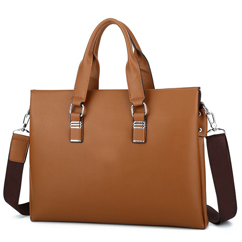 2020 New Stylish Handbag Business Men's Briefcase Single Shoulder Crossbody Bag_voghion.com