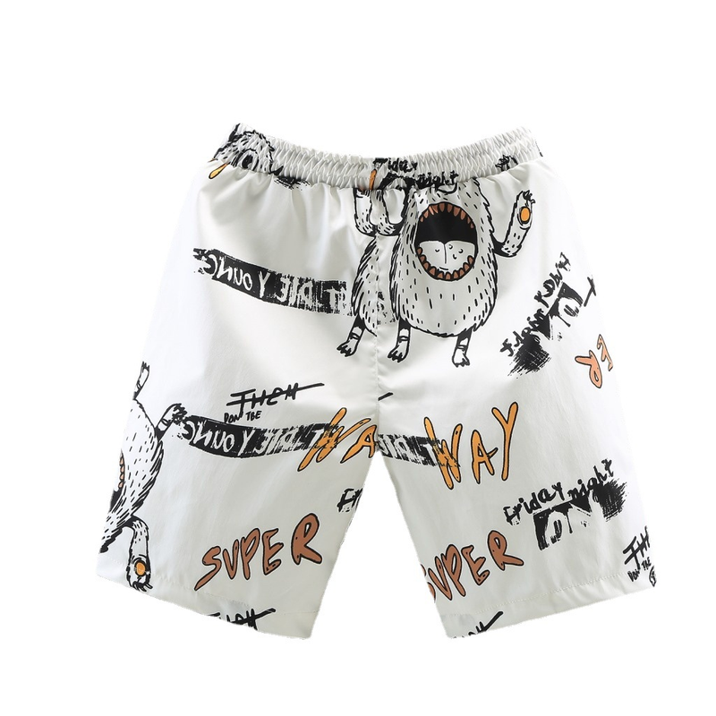 Short d'été décontracté pour hommes, pantalon moyen à 5 points, ample, grande taille, mode sport, couple, grands caleçons_voghion.com