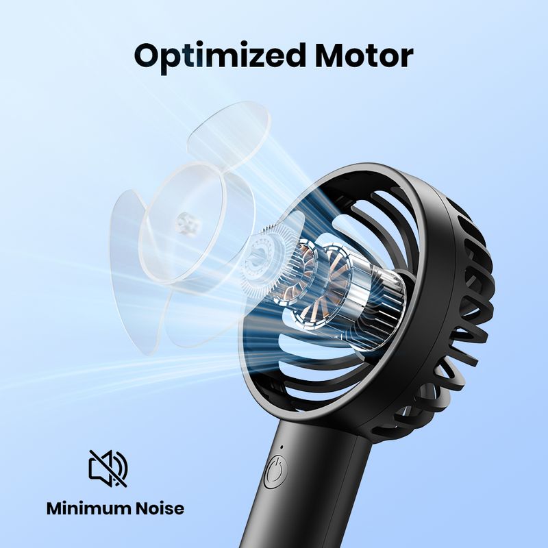 1200 mAh USB wiederaufladbarer Mini-Handventilator, tragbarer Taschenformat, kleiner Make-up-Wimpernkühler für Mädchen im Freien_voghion.com