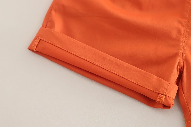Ensemble deux pièces pour bébé garçon, chemise à manches courtes et short décontracté, imprimé lettres, été 2025_voghion.com