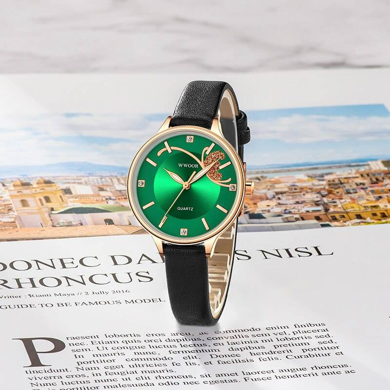Wwoor women's watch women's watch high-end luxury brand designer fashion diamond watc leatherh_voghion.com