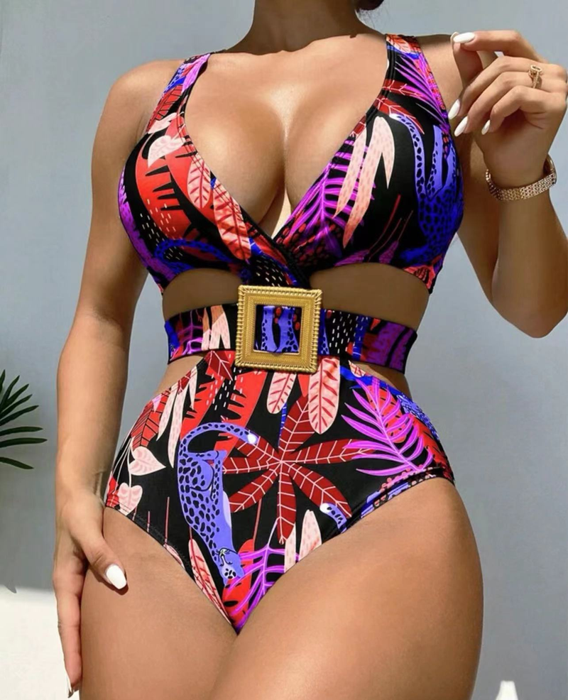 Maiô sexy europeu e americano de uma peça, maiô feminino casual slim fit_voghion.com