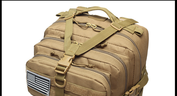 Mochila masculina Okali Outdoor Sports à prova d'água para caminhadas e acampamentos, grande capacidade, expansão MOLLE 3P, bolsa tática_voghion.com