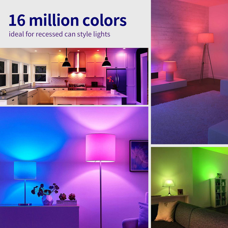 Light Bulbs Smart Bluetooth Black Remote Control Dimming Color Timing Wall Cloth Cover Floor Lamp Bulb_voghion.com