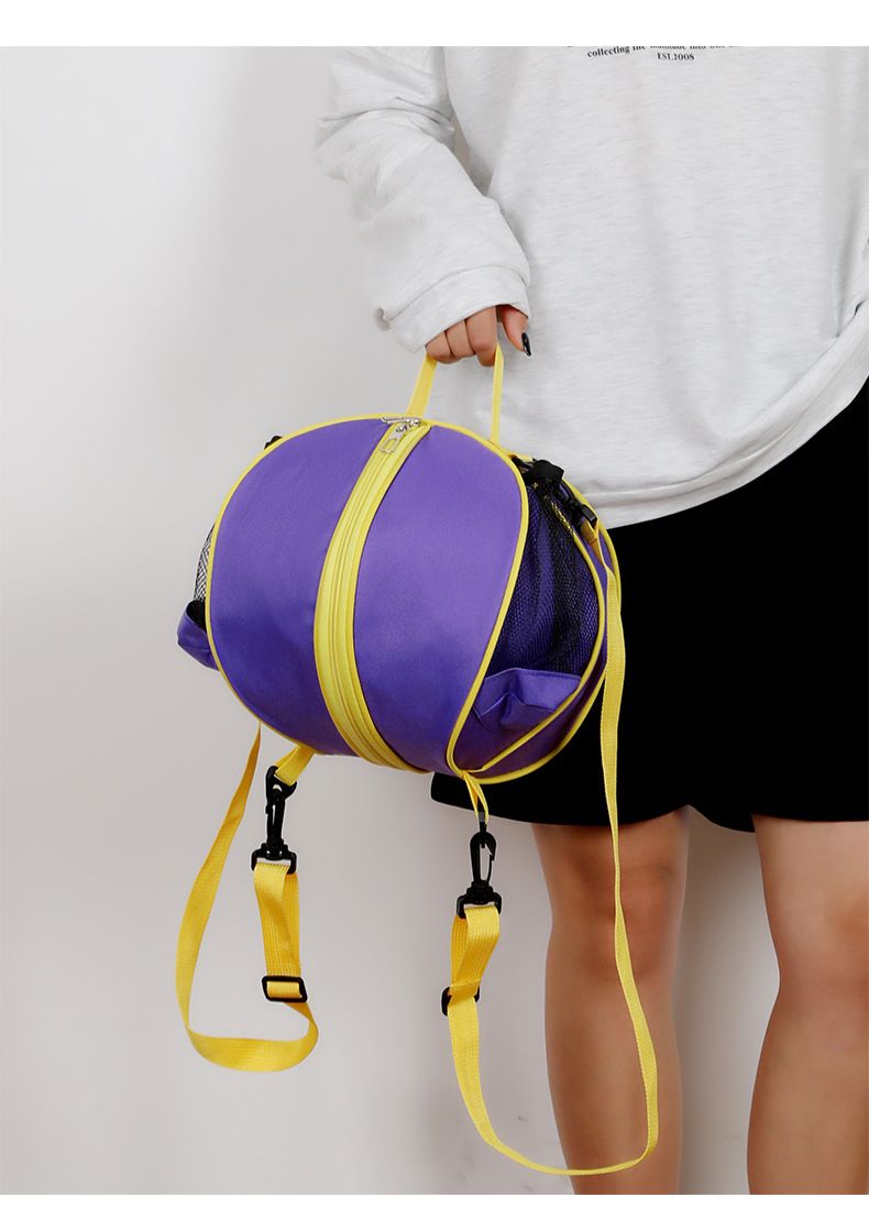 Sporttaschen Nr. 7 Basketball-Rucksack für Erwachsene und Kinder, Aufbewahrungstasche mit einer Schulter und zwei Schultern für das Training, Basketball, Fußballtasche_voghion.com