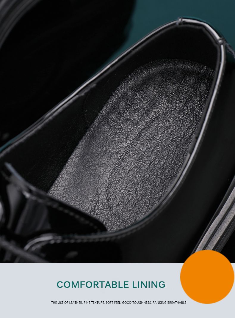 FUQIAO New 6/8 Cm Derby Patent Leather Height Raise Men Dress Formal Business Elevator Shoes Light Upper Material_voghion.com