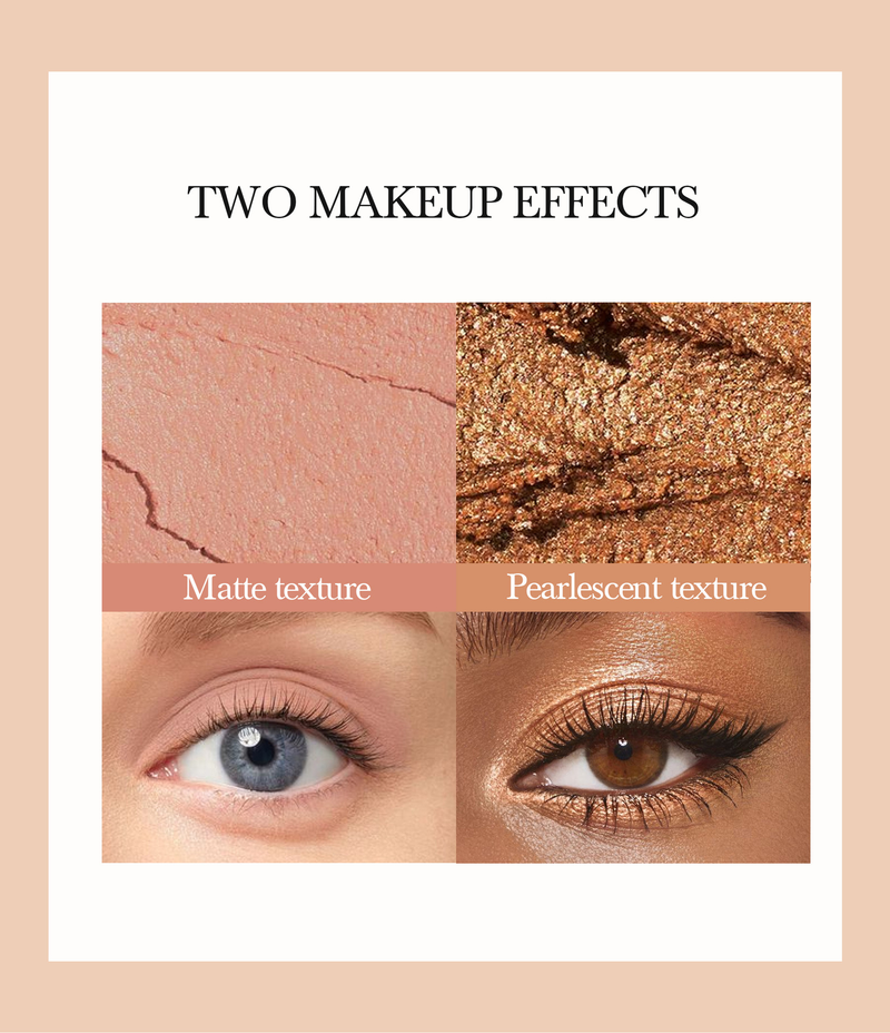 HANDAIYAN Double - Ended Eyeshadow Stick Set, Pearlescent & Matte Eyeshadow With Highlighter, Create Charming Puppy Eyes, Quick - Drying_voghion.com