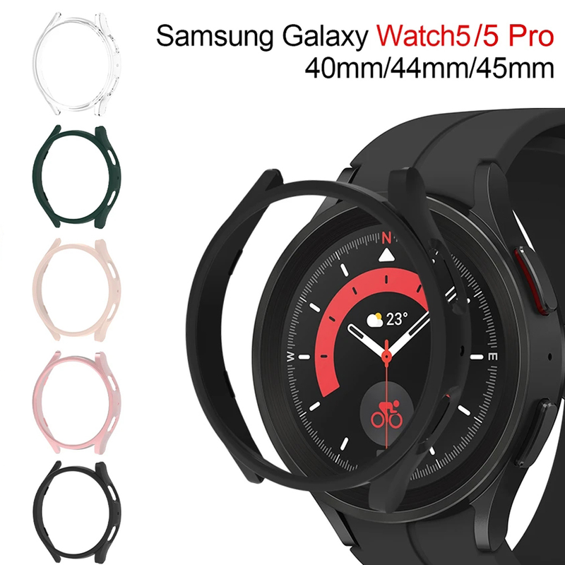 Case for Samsung Galaxy Watch 5 Pro 45mm Galaxy Watch 5 40mm 44mm PC Case All-Around Protective Shell for Watch 5/5 pro Cover_voghion.com