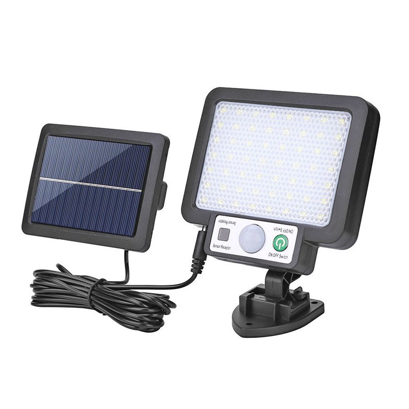 LED solaire fendu applique 3 Mode étanche détecteur de mouvement lampes jardin éclairage public lampe solaire pour jardin sécurité applique murale_voghion.com