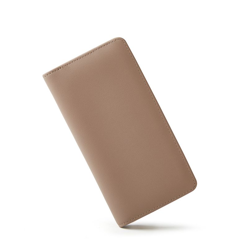 Schlanke und stylische Damen-Geldbörse – kompakte Geldbörse aus PU-Leder mit mehreren Kartenfächern, RFID-Blockierung, leicht und modisch für den täglichen Gebrauch_voghion.com