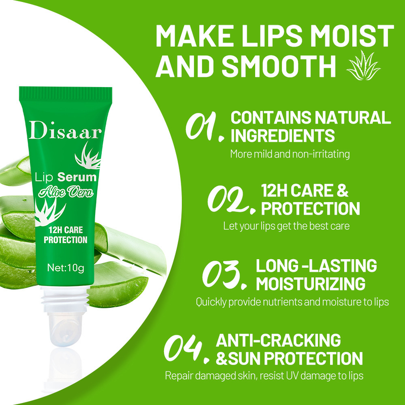 aloe lipstick Disaar can moisturize lips and prevent dry cracks for a long time_voghion.com