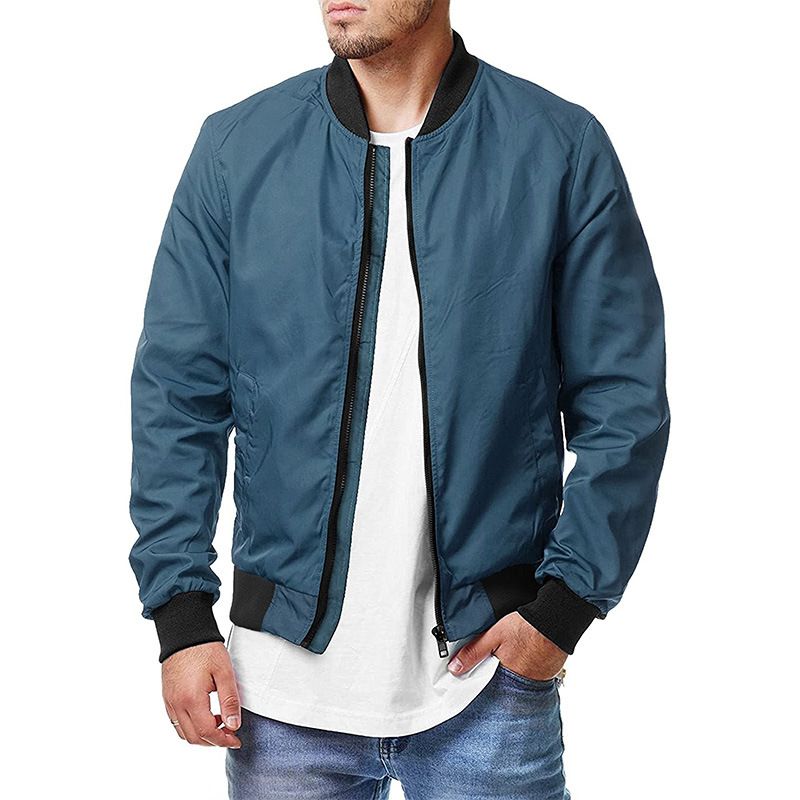 Suitable For All Seasons New Bomber Spring Autumn Casual Trendy Plus Size Men's Zipper Jacket 5XL_voghion.com
