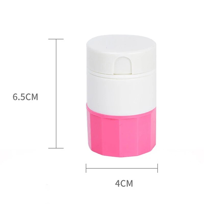4 In 1 Portable Case Splitter Powder Pastillero Grinder Cutter Medicine Storage Drug Container Pill Box_voghion.com