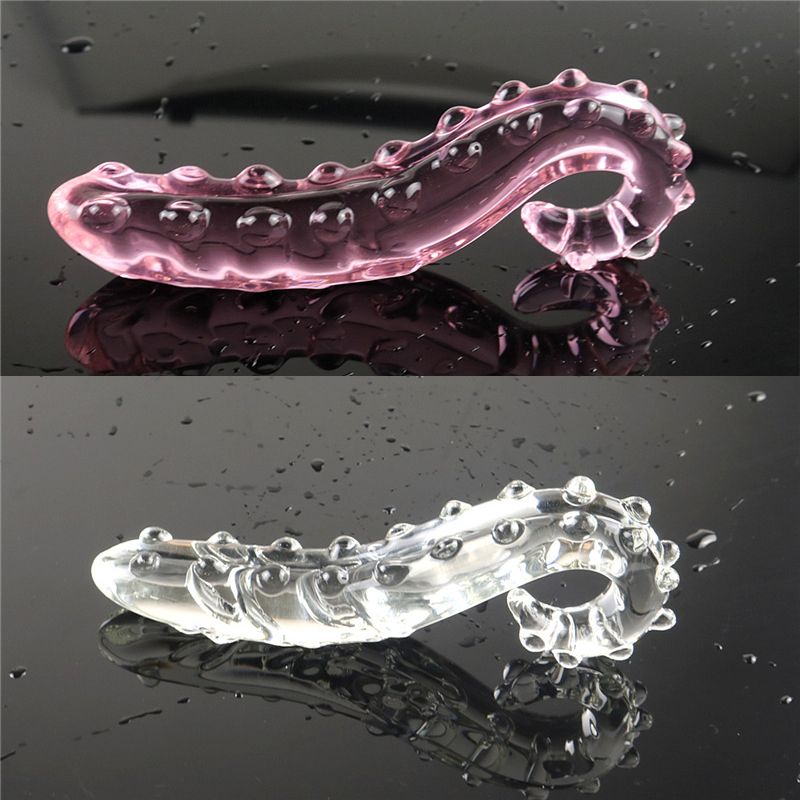 Adultos, vibrador realista rosa e branco com efeito hipocampo, plugue anal, brinquedos íntimos para mulheres_voghion.com