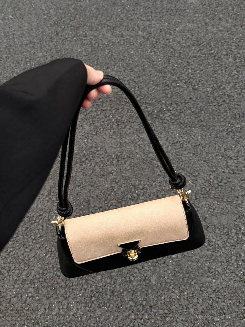 Autumn and winter commuting French stick single shoulder crossbody bag, women's 2024 new design, niche sense_voghion.com