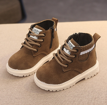 Kinderschuhe, Martin-Stiefel für Kinder, neue warme und verdickte Lederstiefel für Jungen, kurze Schneestiefel für Mädchen_voghion.com