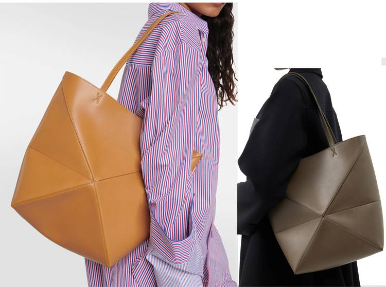 Neue verformte geometrische Falt-Einkaufstasche mit großem Fassungsvermögen, Schultertasche, Achseltasche, Unisex-Tasche_voghion.com