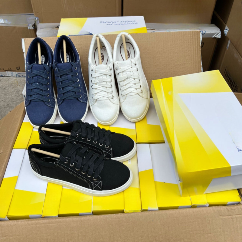 Women's Shoes Original Single Women's Canvas Shoes Comfortable Round Toe Lace Up Non Slip Simple Casual Shoes_voghion.com