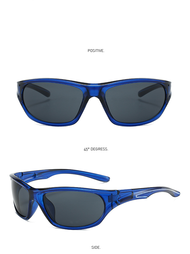 Unisex Polarized Sports Sunglasses For Cycling/Running/Mountaineering - UV400 Windproof & Dustproof Protection With Lightweight TR90 Frame_voghion.com