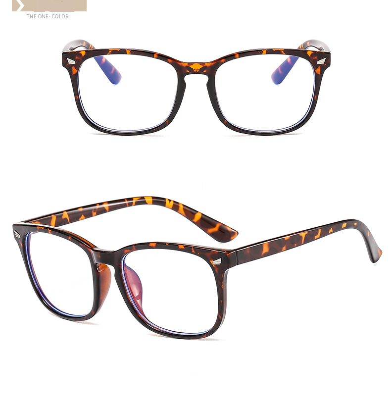 Men's Glasses New Fashion Blue Light Protection Flat Glasses Wang Jiong Makeup Artifact Can Be Matched With Degree Mi Ding Style Optical Glasses_voghion.com