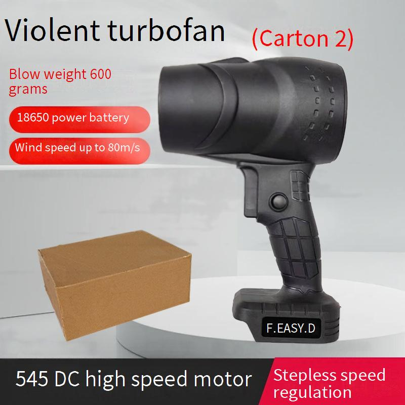700g High-Speed Turbo Blower - Powerful Cordless Leaf Blower & Car Dryer, Rechargeable Lithium Battery, For Dusting, Snow & Debris Removal_voghion.com