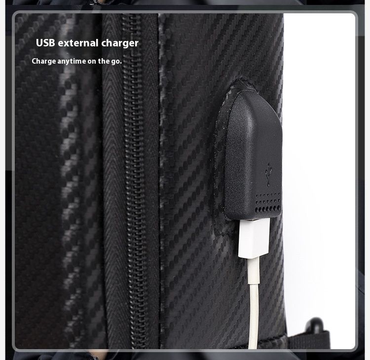 Men's Premium Nylon Crossbody Bag - Ultra-Lightweight & Durable Shoulder Sling With Laptop Compartment For Urban Commuting_voghion.com