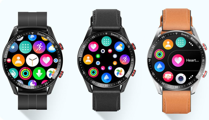 HW20 ECG+PPG Business Stainless Steel Strap 1.46 Inch Large Screen Bluetooth Call Smart Watch_voghion.com