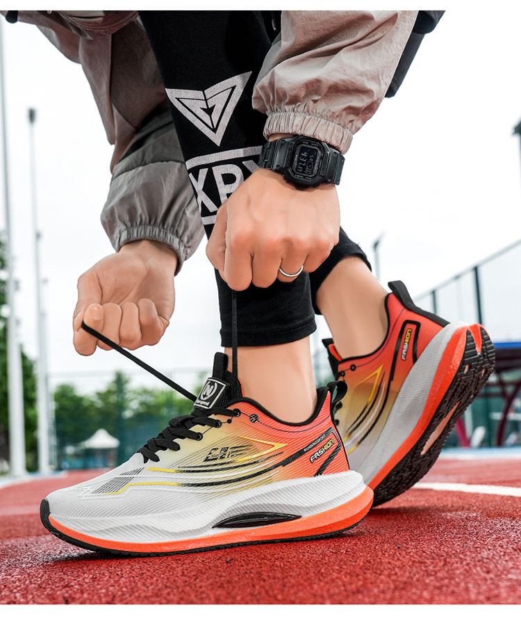 Scarpe da corsa ad alta elasticità, scarpe da corsa per maratona, scarpe sportive, scarpe traspiranti da uomo_voghion.com