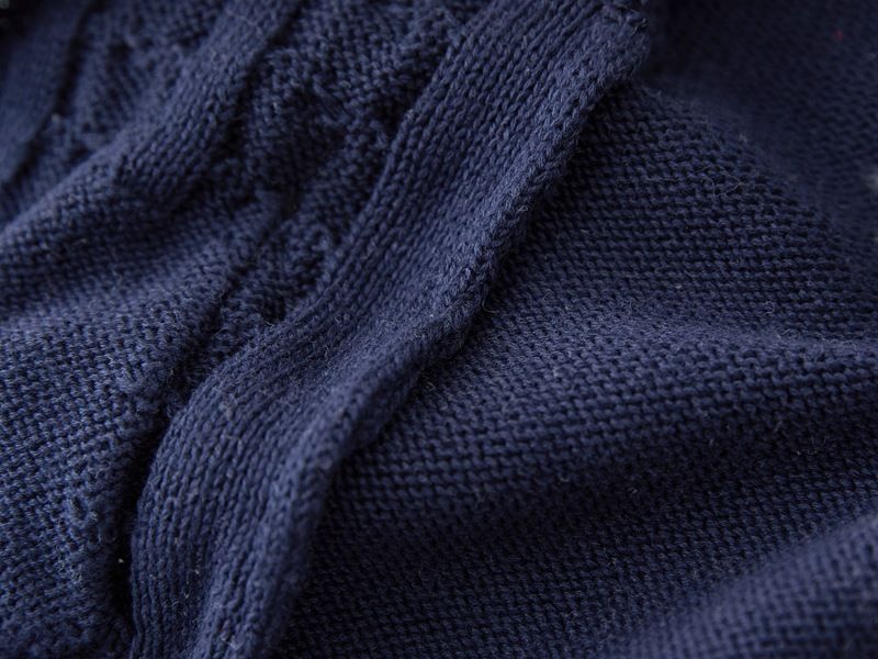 Baumwoll-Cardigan für Unisex-Kinder – Strickpullover mit Farbblockdesign (90–130 cm, 100 % Baumwolle, Sicherheitsklasse A, für Frühling/Herbst)_voghion.com