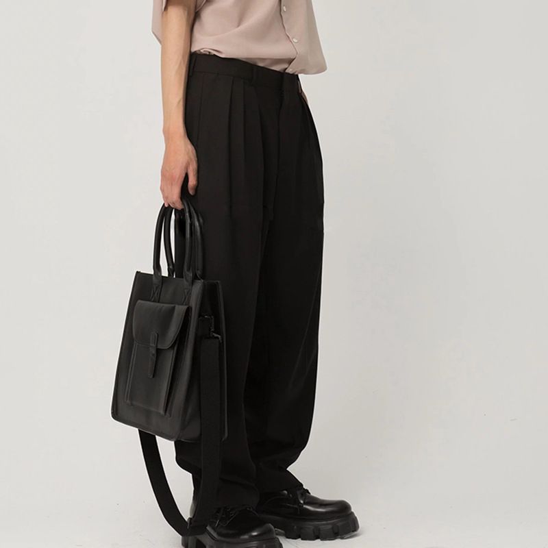 Nuevo maletín de estilo japonés de gran capacidad para ordenador portátil, bolso de mano de negocios para hombre_voghion.com