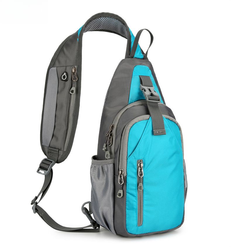 Sports And Leisure Men And Women's Chest Bag Large Capacity Multi-functional Outdoor Oblique Span Bag Portable Shoulder Bag_voghion.com