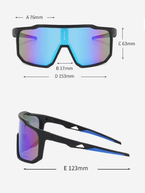 Lunettes coupe-vent unisexes Cycg pour l'extérieur, grand cadre, cycg, ski, alpinisme, route, vélo de montagne, lunettes de sport pour femmes_voghion.com