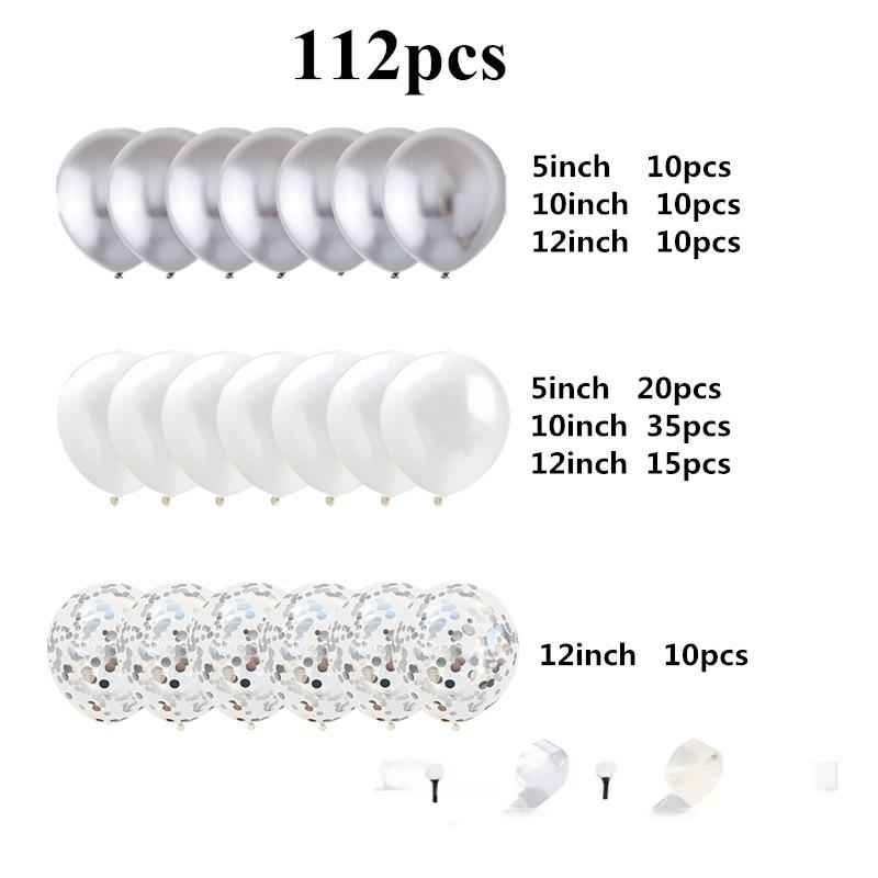 Macaron White Balloon Arch Kit 150pcs Pastel Balloons For Wedding Proposals Birthday Parties Nursery Decor With Garland String And Stand_voghion.com