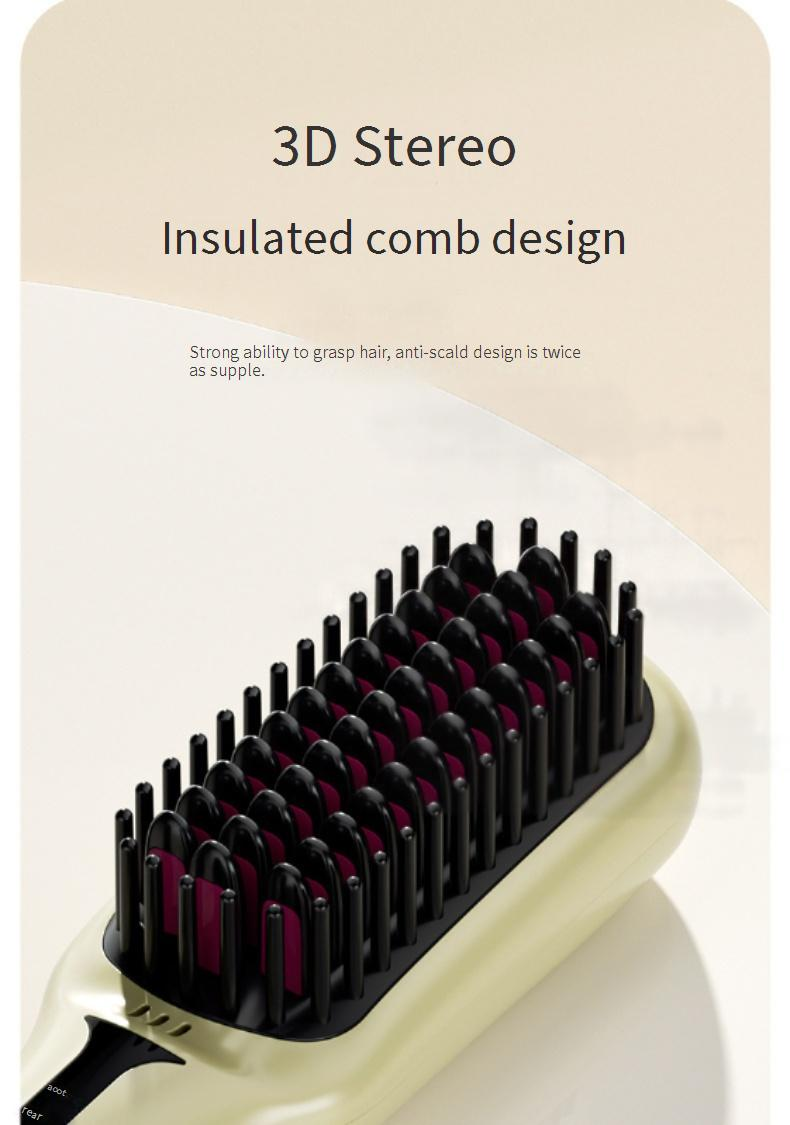 Hair Curler Straightening Comb Portable Curling Iron Negative Ion Does Not Damage Hair Long Lasting Shaping Plug In Clamp Curling Straight_voghion.com