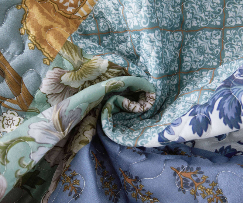 CG40 Multi-piece Phoenix Tail Bed Cover Set, Suitable For Bedrooms And Living Rooms (1* Bedspread +2* Pillowcase, No Duvet Core Or Pillow Core)_voghion.com