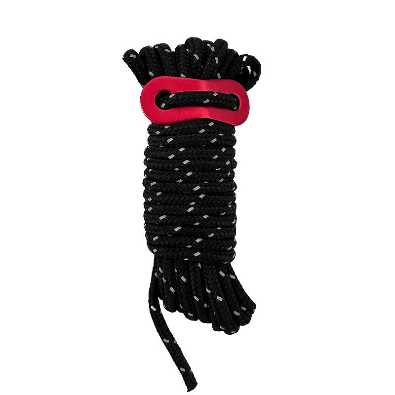 Outdoor reflective wind 4m umbrella tent fixed canopy night light camping adjustment buckle windproof rope_voghion.com