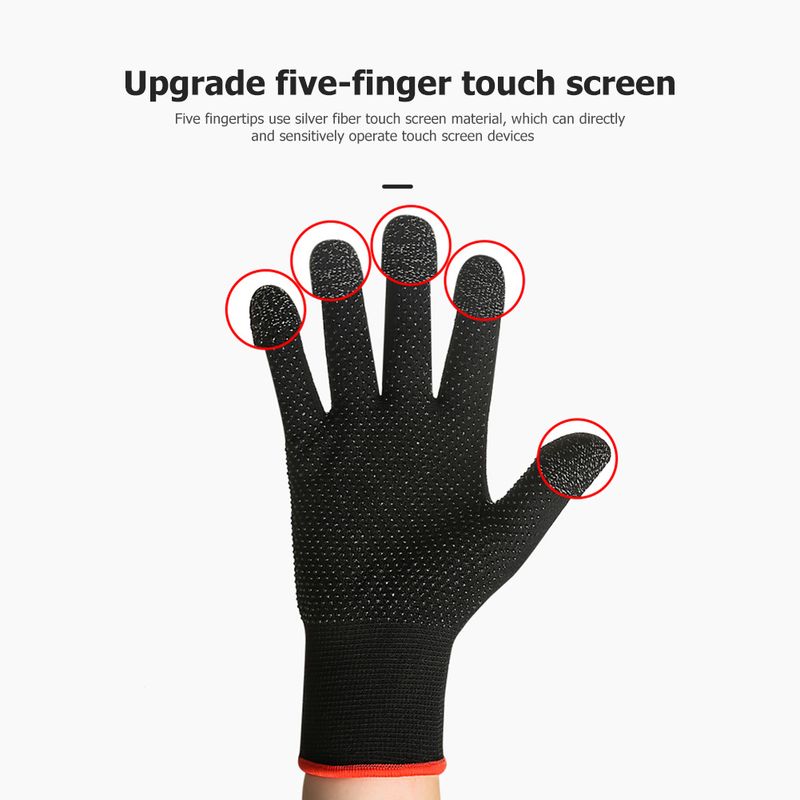 Unisex Anti-Slip Screen Breathable Sweatproof Knit Warm For Phone Games Touch Sensitive Gaming Gloves Sleeve_voghion.com
