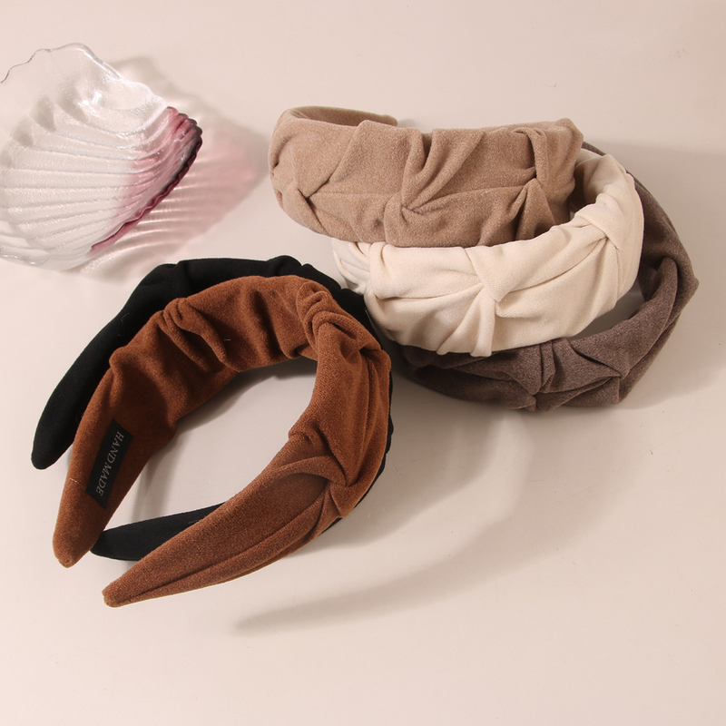 Guanyang autunno e inverno nuovo stile rete rosso caffè colore fascia per capelli donna teschio alto cima forcina larga fascia per capelli copricapo fascia versatile_voghion.com