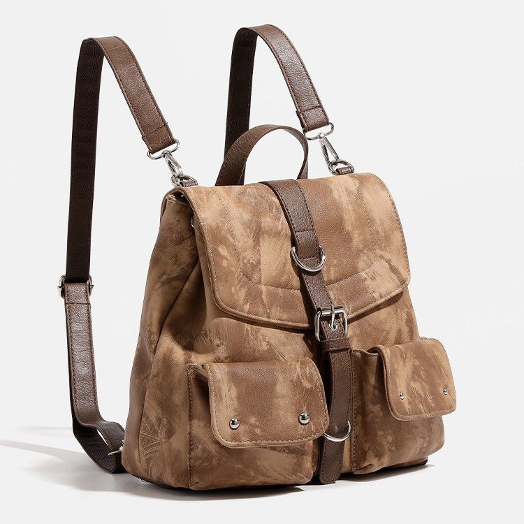 Mode Damen Casual Kleiner Rucksack Multifunktionale High-End Sense Schulter Dual Purpose Bag 2025 Frühling und Sommer Neue Mode Hundert und Eins_voghion.com