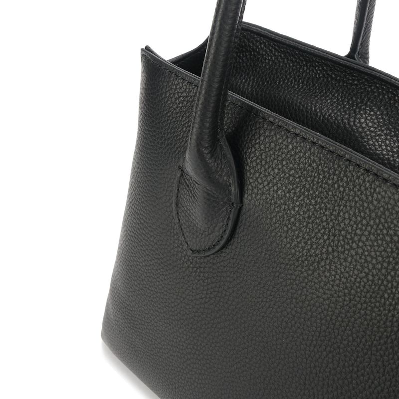 Borsa a tracolla versatile minimalista in vera pelle, grande capacità, da ascella, per donna, primavera/estate, Row 2025_voghion.com