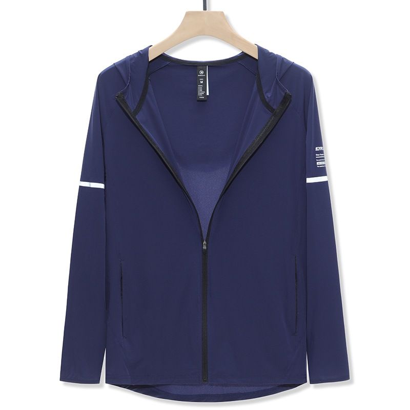 Unschlagbare Qualität Unisex Sport Windbreaker, Halbtransparente Sonnenschutzjacke, Atmungsaktiver Schnelltrocknender Teammantel Für Laufen Und Marathon_voghion.com
