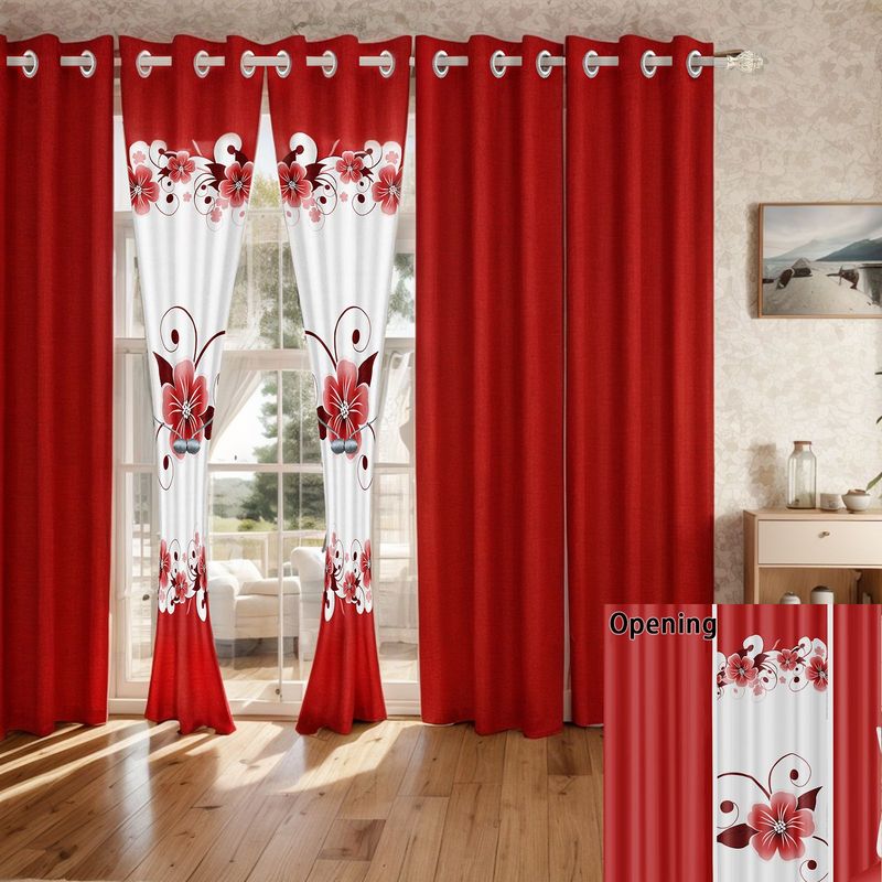 9 Piece Soft All-Season Washed Microfiber Cover Set , Queen/King Bedding Set With Zipper Closure, Sheet, Pillowcases,Shams & Curtains, Print, Moisture-Wicking, Soft ,Cooling, Breathable, Easy Care_voghion.com