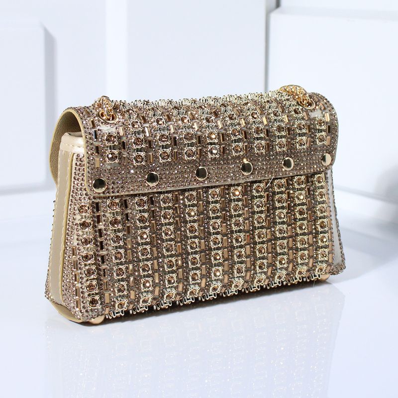 Kuulsuste mood Crossbody õhtusöögikott Teemantidega kaetud käekott Õrn Senior Sense Square naiste käekott_voghion.com
