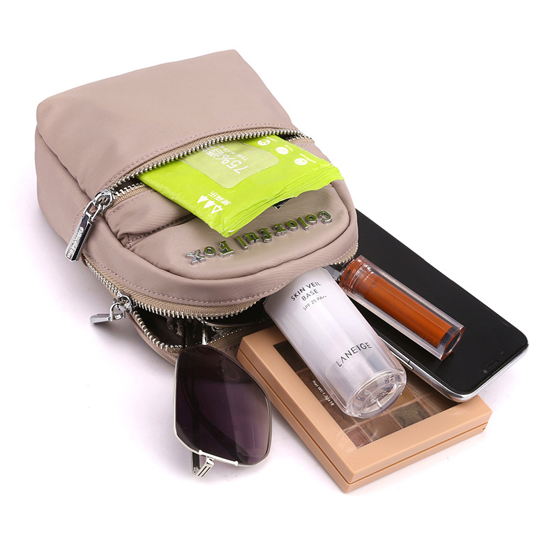 Borsa a tracolla portatile impermeabile con tracolla a forma di mini telefono colorato Fox per donna_voghion.com