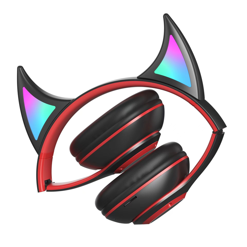 S25 Bluetooth Headset, Beautiful Girl, Demon, Wireless Sports Game, Illuminated Folding Card_voghion.com