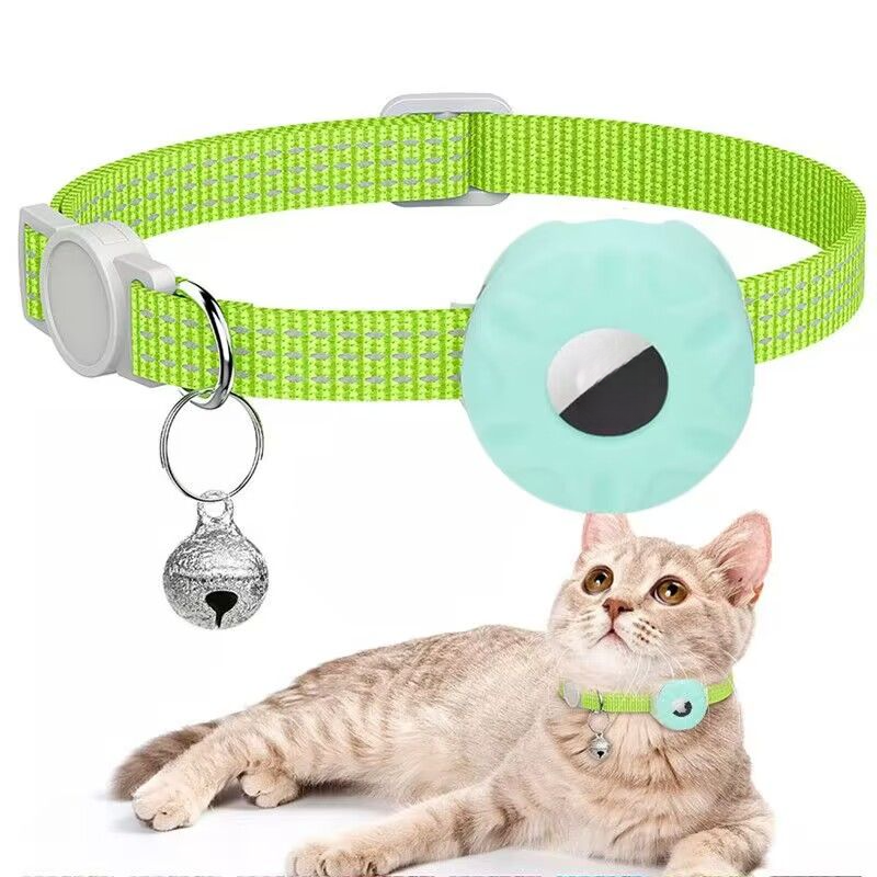 Geeignet für die Silikonhülle des Ortungsgeräts für Haustiere, die Schutzhülle für das Anti-Verlust-Halsband für Katzen und die Airtag-Schutzhülle_voghion.com