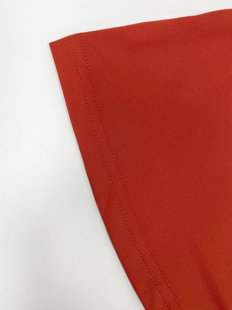 Abito lungo arricciato con lacci, tinta unita, alla moda, con schiena scoperta, monospalla, estivo 2025_voghion.com